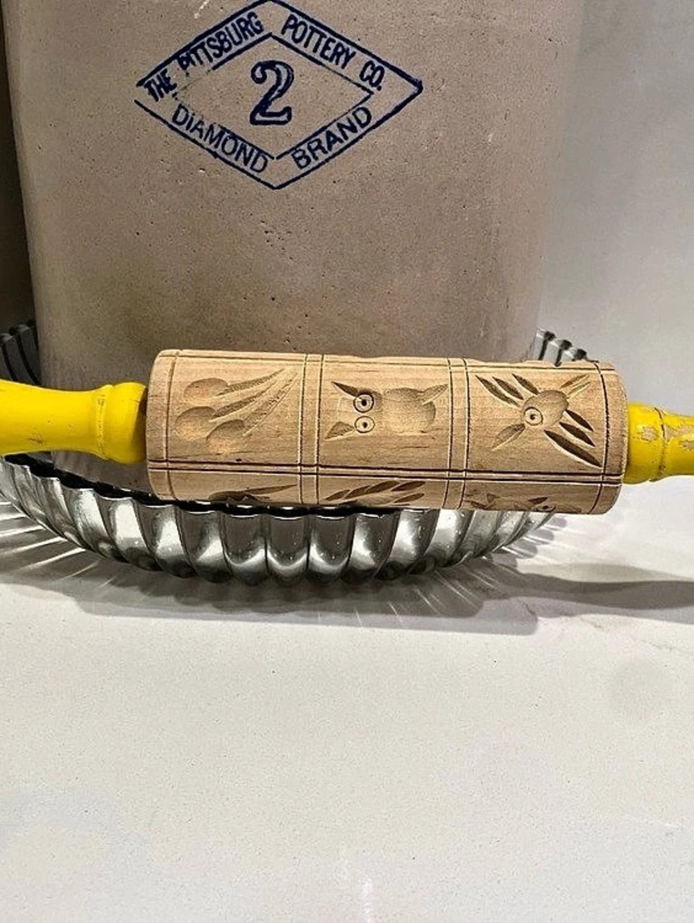 Carved Wooden Rolling Pin